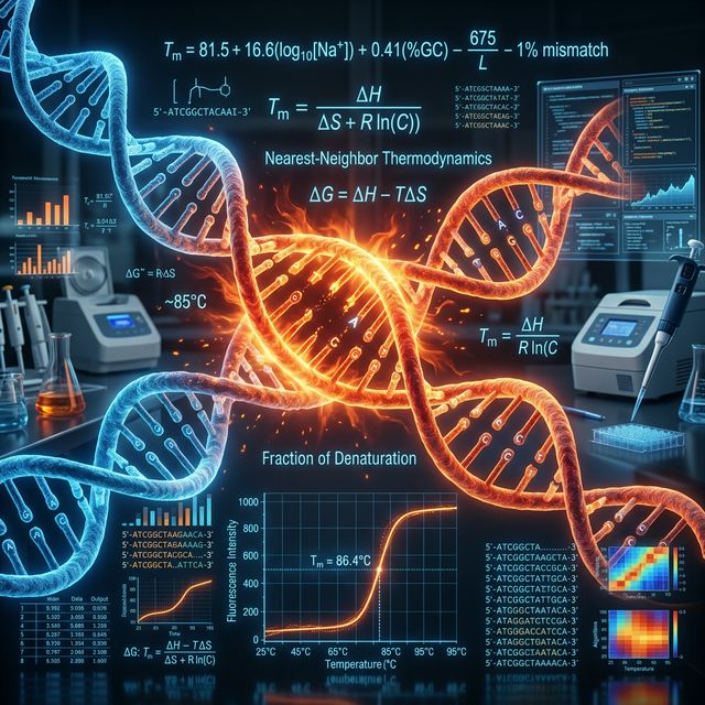 Cinematic illustration of Tm Calculation Methods